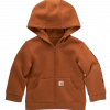 Carhartt Boys' Long-Sleeve Full-Zip Hooded Sweatshirt (Infant/Toddler) - Carhartt Brown #CP8575