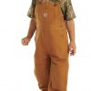 Carhartt Kids' Canvas Bib Overall (Infant/Toddler) - Carhartt Brown #CM8609