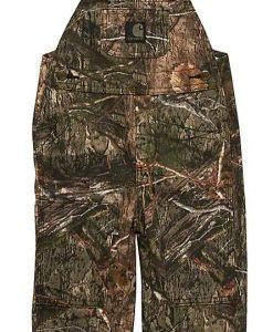 Carhartt Kids' Loose Fit Canvas Camo Bib Overall (Infant/Toddler) - Mossy Oak Break-Up Country #CM8758