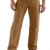 Carhartt Loose Fit Washed Duck Flannel - Lined Utility Work Pant #B111