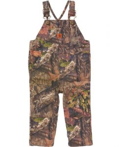 Carhartt Camo Canvas Bib Overalls For Infants - Mossy Oak Break-Up Country #CM8674