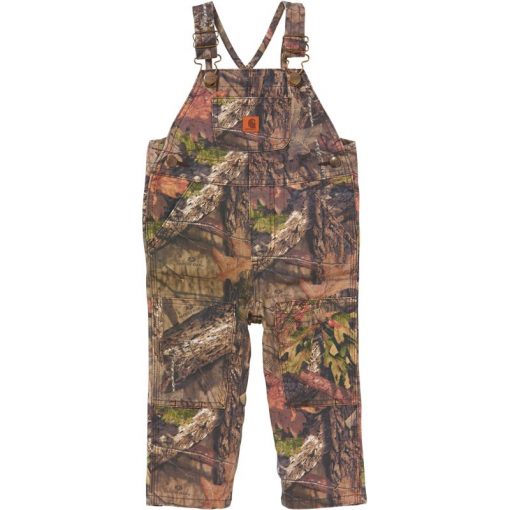 Carhartt Camo Canvas Bib Overalls For Infants - Mossy Oak Break-Up Country #CM8674