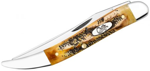 Case 6.5 Burnt Bone Stag Fishing Knife #65340