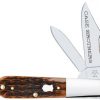 Case Russell Jigged Brown Bone Case Brothers Barlow Pocket Knife #79413