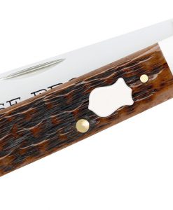 Case Russell Jigged Brown Bone Case Brothers Razor Pocket Knife #79417