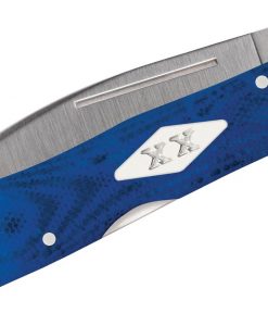 Case Smooth Blue G10 CopperLock Pocket Knife #16756