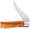 Case Smooth Copper Kirinite RussLock Pocket Knife #35302