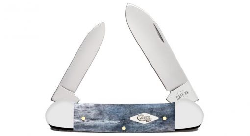 Case Smooth Gray Bone Canoe Pocket Knife #34202