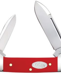 Case Smooth Red Synthetic Baby Butterbean Pocket Knife #56985