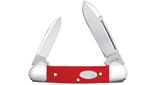 Case Smooth Red Synthetic Baby Butterbean Pocket Knife #56985