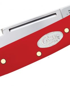 Case Smooth Red Synthetic Baby Butterbean Pocket Knife #56985