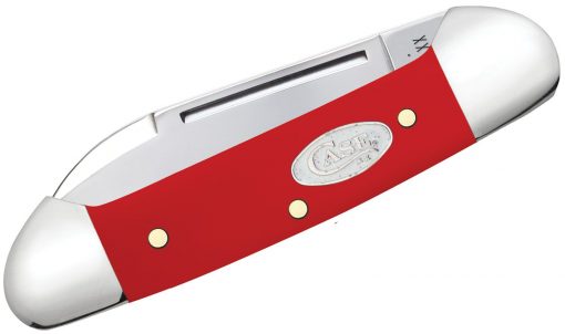 Case Smooth Red Synthetic Baby Butterbean Pocket Knife #56985