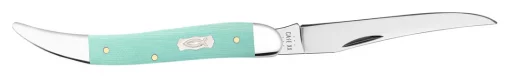 Case Smooth Seafoam Green G-10 Medium Texas Toothpick Knife #18105