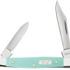 Case Smooth Seafoam Green G10 Small Pen Knife