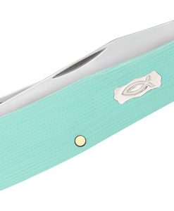 Case Smooth Seafoam Green G10 Trapper Knife #18100