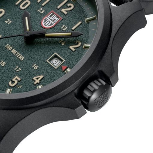 Luminox Atacama Field Green Dial Black Rubber Strap Watch #XL.1977