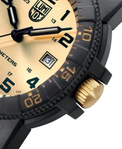 Luminox Leatherback Sea Turtle Gold Dial Watch #XS.0325.GP