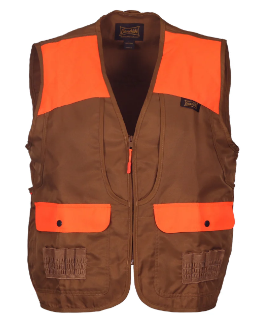 MARSH BROWN-BLAZE ORANGE Gamehide Front Loader Vest #3CV