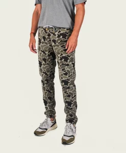 Marsh Wear Fireside Fleece Pants - Dark Green Mallard Camo #MWP10