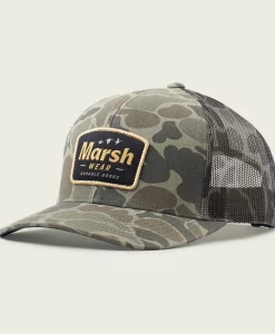 Marsh Wear Formation Trucker Hat - Dark Green Mallard Camo #MWC1065