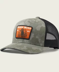 Marsh Wear Lookout Trucker Hat - Fossil Foxhole Camo #MWC1067