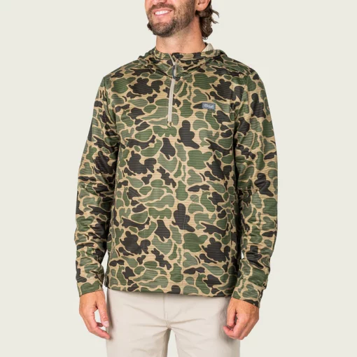 Marsh Wear Sullivan Hagood Hoodie - Green Mallard Camo #MWF1042