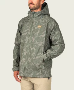 Marsh Wear Cumberland Rain Jacket - Fossil Foxhole Camo #MWJ19