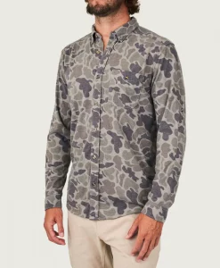 Marsh Wear Lobeco Shirt - Dark Green Mallard Camo #MWK2041