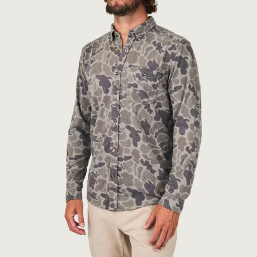 Marsh Wear Lobeco Shirt - Dark Green Mallard Camo #MWK2041