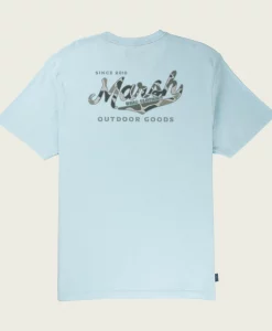 Marsh Wear Base Short Sleeve T-Shirt - Chambray #MWT1075