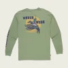 Marsh Wear Mallard Rodeo Long Sleeve T-Shirt - Loden #MWT2033