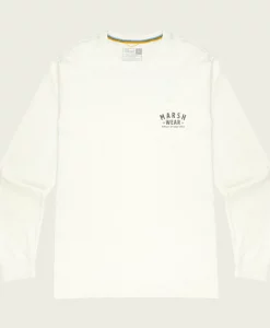 Marsh Wear Alton Camo Long Sleeve T-Shirt - Vintage White #MWT2044