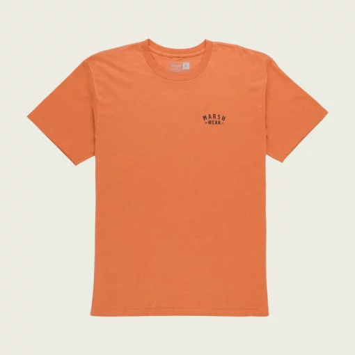 Marsh Wear Bottomland Alton Short Sleeve T-Shirt - Raw Sienna Heather #MWT3073