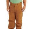 Carhartt Boys' Canvas Dungaree (Infant/Toddler) - Carhartt Brown #CK8303