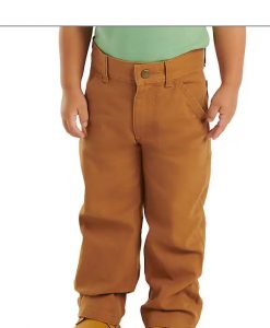 Carhartt Boys' Canvas Dungaree (Infant/Toddler) - Carhartt Brown #CK8303