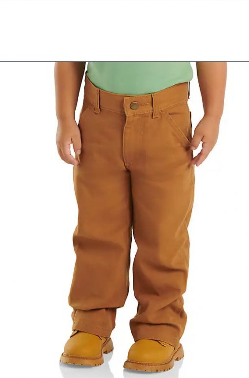 Carhartt Boys' Canvas Dungaree (Infant/Toddler) - Carhartt Brown #CK8303