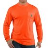 Carhartt Force Color Enhanced Long-Sleeve - Brite Orange #100494