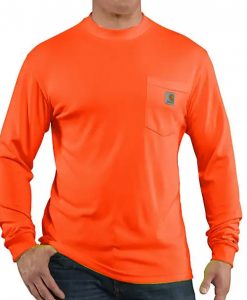 Carhartt Force Color Enhanced Long-Sleeve - Brite Orange #100494