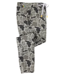 Marsh Wear Youth Fireside Fleece Pants - Dark Green Mallard Camo #BWP01