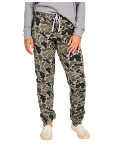 Marsh Wear Women's Fireside Fleece Pant - Dark Green Mallard Camo #WWP02