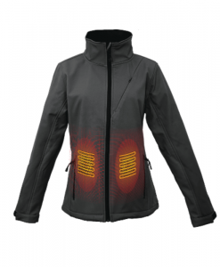 World Famous Sports Women's 3 Level Heated Soft Shell Jacket #F-2228-H-PB
