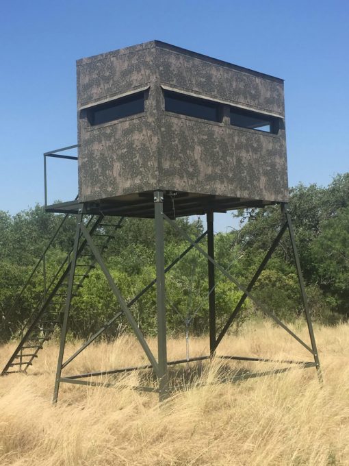 Atascosa Wildlife Supply 5X9 Deer Blind 10' Luxury Package #STAND217