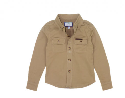 Properly Tied Toddler Boys Harvest Workshirt - Camel #LDW4004