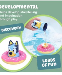 Tomy Toomies Splash & Float Bluey – 2-in-1 Water Toy With Pour Cup and Water Wheel #E73635