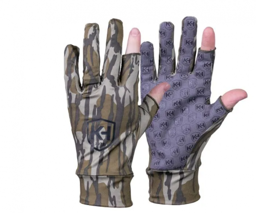 Knight & Hale Run N' Gun Gloves - Mossy Oak Original Bottomland #KHT0211