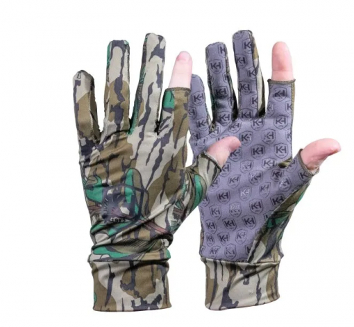 Knight & Hale Run N' Gun Gloves - Mossy Oak Greenleaf #KHT0212