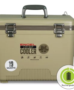 Engel Coolers 19 Qt Live Bait Cooler Tan #LBC19T-PRO