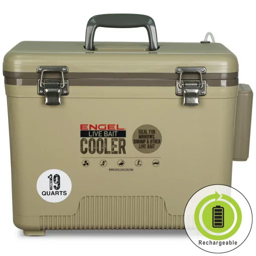 Engel Coolers 19 Qt Live Bait Cooler Tan #LBC19T-PRO