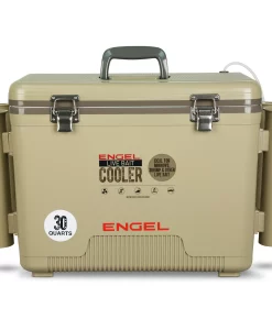 Engel Cooler 30 QT Live Bait Pro Cooler Tan #LBC30T-RH-PRO