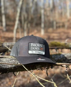 Nose Down Brown Down 25 Woven Hat